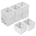 thumbnail image 1 of LEEYNEER OFFIGAM Brackets for Blinds 8Pcs White Mini Abs for Window Blinds Support Headrail Mounting, 1 of 8