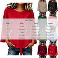 thumbnail image 3 of Edvintorg Tops for Women Trendy Flutter Sleeve Crew Neck Loose Casual Business Tunic Shirts with Belt Womens Clothing Wine XXL, 3 of 5