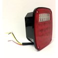 thumbnail image 3 of MaxxHaul 80685 Universal Square 12V Combination 28 LED Signal Tail Light - For Truck Trailer Boat Jeep SUV RV Vans Flatbed 2 Pack, 3 of 8