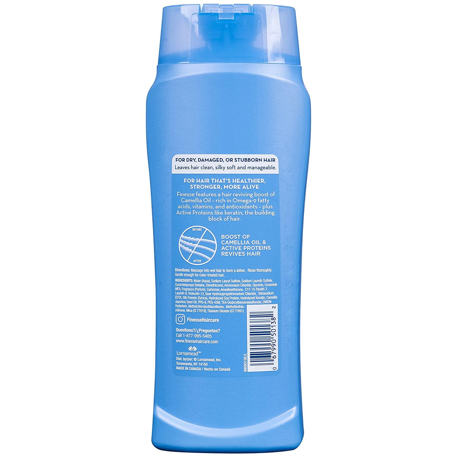 5 Pack - Finesse Restore + Strengthen, Moisturizing Shampoo 13 oz Each