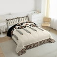 thumbnail image 4 of Feelyou Hippie Aztec Triangle Bedding Comforter Set, Vintage Bohemian Style Twin Comforter Sets, Teens Adult Women Men Reversible Bedding Set, Microfiber Bedroom Decor, 2-Piece, 4 of 9