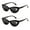 2 Black, variant on 2 Pairs BIFOCAL Women Outdoor Reading Sunglasses - Vintage Readers Cateye Tortoise Black +2.50