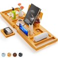 thumbnail image 1 of Bandeja de bañera Yirilan Premium ampliable con soporte para jabón, 1 of 5