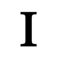 thumbnail image 1 of Village Wrought Iron LET-I-S Letter I Small, 1 of 1