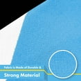 thumbnail image 5 of G128 Saint Lucia Saint Lucian Flag | 3x5 Ft | LiteWeave Pro Series Printed 150D Polyester | Country Flag, Indoor/Outdoor, Vibrant Colors, Brass Grommets, Thicker and More Durable Than 100D 75D Poly, 5 of 6