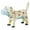 Yellow, variant on TechWave Small Dog Raincoat Hooded With D Ring Full Coverage Dog Rain Jacket Slicker Poncho Dog Rain Jacket With Reflective Strip Rainboot
