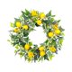thumbnail image 4 of Corona de para puerta de entrada, corona de verano y primavera, decorativa con amarillo artificial de 45 cm para valla, patio, ventana,, 4 of 9