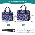 thumbnail image 4 of FORMRS Insulated Lunch Bag for Work School Unisex Large Capacity Cooler with Shoulder Strap, Blue Colorful Candies, 4 of 6