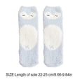 thumbnail image 4 of Jumpingount Calcetines de cama de invierno Tobillo Animal Print Calcetín de tubo medio para mujer Pingüino Type3 NO3, 4 of 6