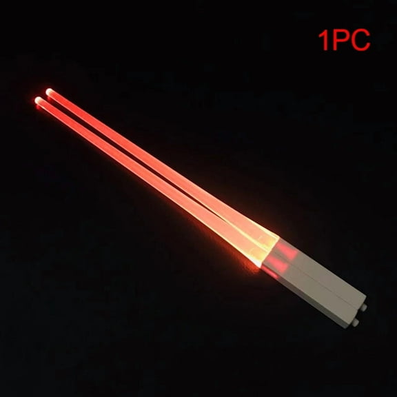 1 PCS LED Lightsaber Luminous Chopsticks Detachable Washable Reusable Free Tableware For Kitchen Dinner