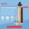thumbnail image 2 of Milton Flip Lid 1000 Thermos 24 Hours Hot and Cold Water Bottle Silver, 1 Piece, 1 Litre, 2 of 5