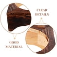 thumbnail image 5 of Wood Pot Stand Anti Skid Kitchen Stone Pot Stand Wooden Casserole Rack for Home Restaurant (Inner Circle Diameter: 12.8cm), 5 of 6