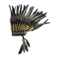 thumbnail image 1 of Sombrero americano, tocado de plumas artificiales, accesorios fotográficos para disfraces de baile, 1 of 9