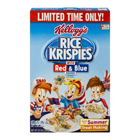 Kellogg's Rice Krispies With Red & Blue Krispies, 9.9 Oz - Walmart.com