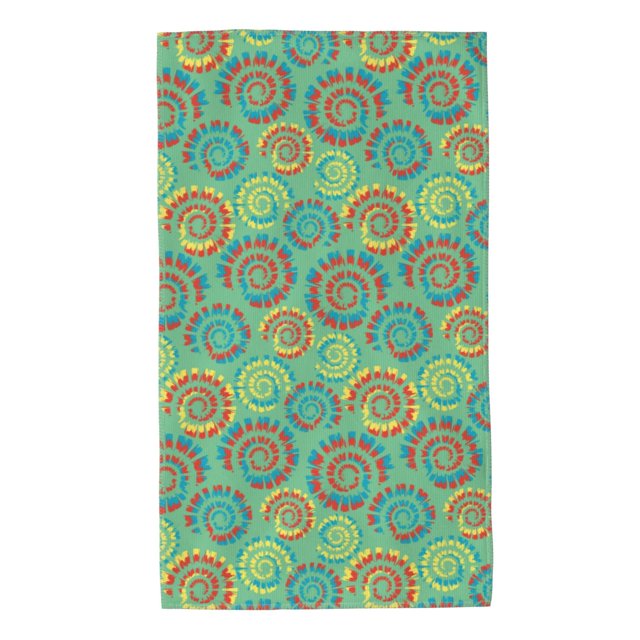 Balery Colourful Tie Dye Toalla de Microfibra Premium con Estampado – 27.5x16 pulgadas, Alta Absorción, Suave y Aterciopelada, Secado Rápido