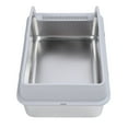 thumbnail image 1 of Stainless Steel Litter Box with Lid, Extra Large Cat Litter Box, Metal Litter Box High Sided, Never Absorbs Odors, Anti Urine Leakage, Easy Cleaning, Include Scoop, 1 of 7