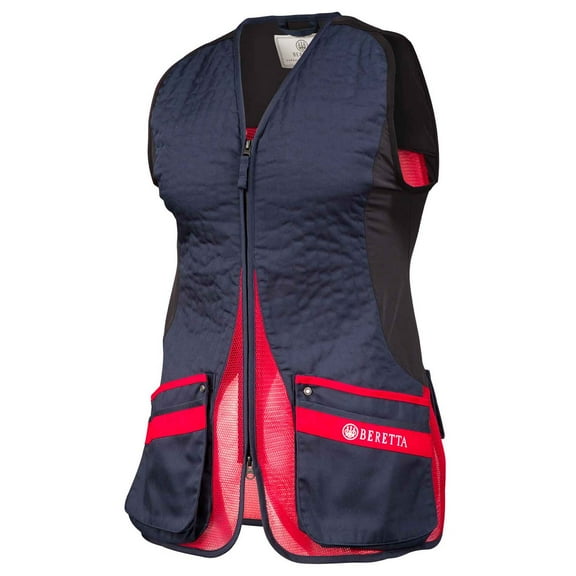BERETTA WOMEN'S SILVER PIGEON EVO VEST-BLUE/RED