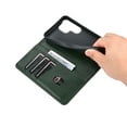 thumbnail image 5 of Decase Premium Leather Wallet Case for Samsung Galaxy S25 Ultra,with 3 Card Slots, Cash Pocket, Magnetic Closure, Slim & Stylish Folio Case, PU+TPU Shockproof Durable Protective Phone Case,Darkgreen, 5 of 9