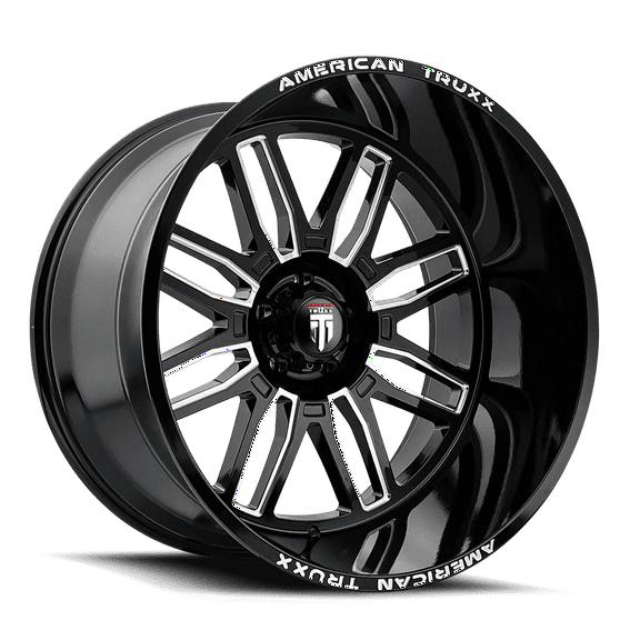 20x10 American Truxx AT1915 Restless Black/Milled Wheel 5x5 (-25mm)