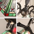 thumbnail image 6 of CHLOE Lighting Innes Tiffany-Style 5-Light Mission Large Chandelier 27" Wide, 6 of 10