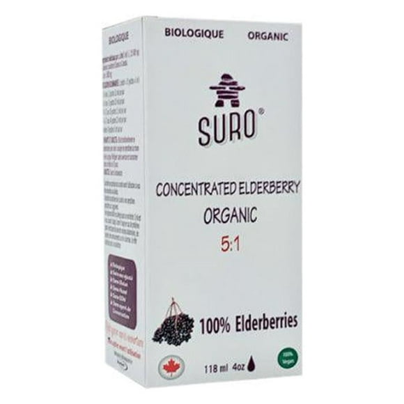 Suro - Concentrated Elderberry Organic 5:1, 118ml