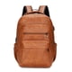 thumbnail image 1 of Mochila retro de cuero suave para hombre, mochila de viaje para ordenador, mochila escolar para estudiantes universitarios, 1 of 5