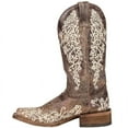 thumbnail image 3 of Corral Boots Womens A2663  Crater w/ Bone Embroidery-11in Top 9 B(M) US Brown, 3 of 5