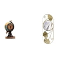 thumbnail image 1 of Figura de escritorio,Reloj de mesa con figura de globo terráqueo,decoración para oficina y hogar,Espejo de pared,Espejo decorativo nórdico para colgar en la pared,Espejos de pared metálicos, 1 of 8
