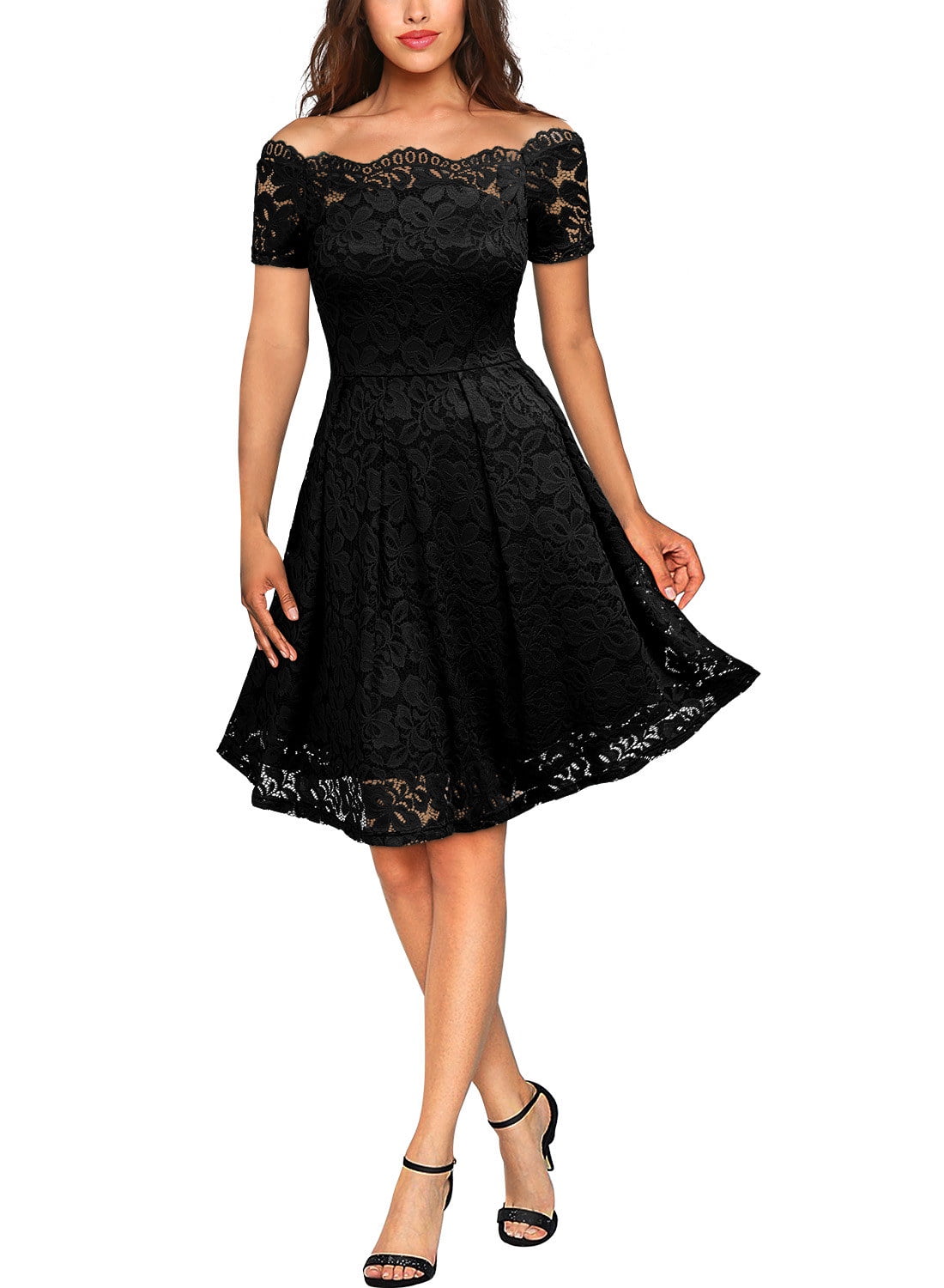 lace swing dresses