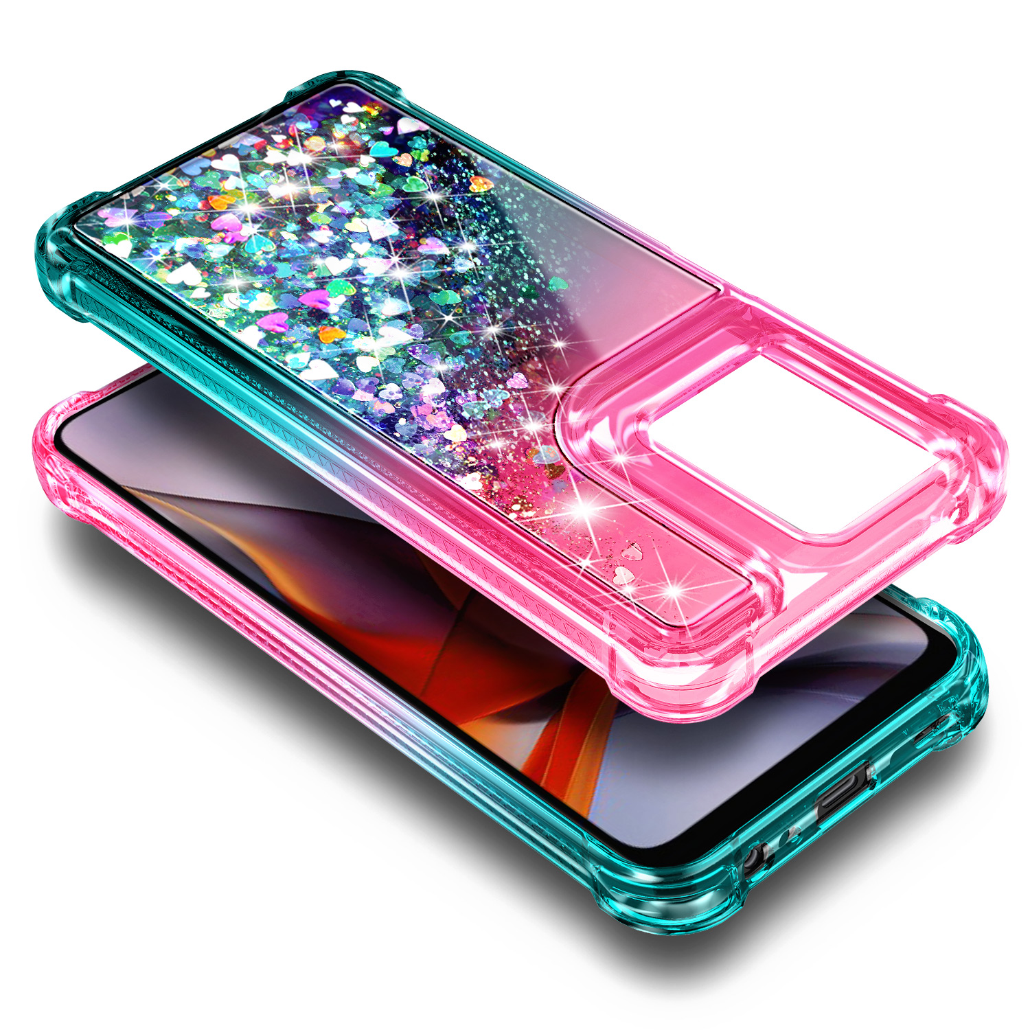 NGB Supremacy Moto G 2025 Glitter Case Pink photo 3