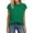 Dark Green #47, variant on Womens Knit Sleeve T Shirts Summer Casual Tops Basic Tee Work Blouses 2026 Spring Vacation Clothes Camel M