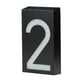 thumbnail image 1 of Ireezec Solar Powered House Number Light Modern LED Digital Address Sign Waterproof Outdoor Wall Light for Home Entryway Gate Mailbox with Auto On/Off Bright Illumination Easy Installation, 1 of 2