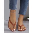 thumbnail image 1 of Cross-Border Fashionable Flip Flops With Toe Ring For Women, Summer Outdoor Sandals, 1 of 4
