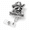Silver-008, variant on Smile And The World Smiles With You Retractable Glitter Badge Reels