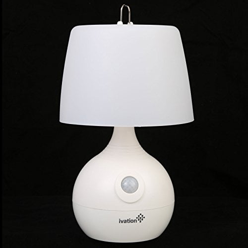Dual Color Range ... Details about  / Ivation 12-LED Battery Operated Motion Sensing Table Lamp