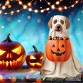 thumbnail image 3 of Ghost Dog Candy Bowl Holder Halloween Dog Candy, 3 of 5