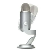 Blue Microphones Yeti USB Microphone (Silver) Bundle with Pop Filter