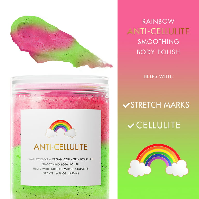 Rainbow Beauty Anti-Cellulite Body Polish Scrub 16oz 