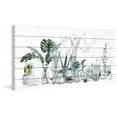 thumbnail image 2 of Marmont Hill Indoor Houseplants White Wood Wall Art, 2 of 7