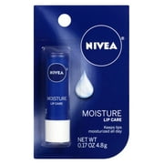 Nivea Lip Care Moisture 0.17 Ounce (Pack of 6)