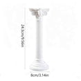 thumbnail image 3 of Set of 3 White Resin Roman Column Candle Holders | Classic Vintage Pillar Candlestick for Wedding, Table Centerpiece & Home Decor, Greek Style Candlestick for Candles, 3 of 7