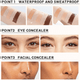 thumbnail image 4 of 12-Shade Concealer & Blush Cream Palette in Iron Box - Multi-Purpose Makeup Kit for Blemish Coverage, Dark Circle Concealing & Natural Cheek Color, Highly Pigmented Blendable Formulation, Size, 4 of 4
