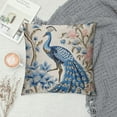 thumbnail image 2 of COMIO Chinese style blue and white porcelain peacock Pillow Covers Decorative Couch Pillow Cases Set of  Throw Pillows Decor For Living Room Bed Couch Sofa Porch, 2 of 5