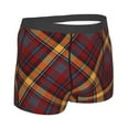 thumbnail image 4 of Haiem Buffalo Check Plaid Men's Boxer Briefs, Every Day Comfort Stretch Cotton Moisture-Wicking Underwear-Large, 4 of 8