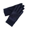 thumbnail image 1 of 1 Pair Cycling Gloves Touchscreen Full Finger Letter Embroidery Moisture Wicking Soft Cold Resistant Solid Color Autumn Winter Men Women Motorcycle Riding Gloves for Daily, 1 of 10