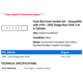 thumbnail image 2 of Push Rod Cover Gasket Set - Compatible with 1994 - 2002 Dodge Ram 2500 5.9L 6-Cylinder 1995 1996 1997 1998 1999 2000 2001, 2 of 2