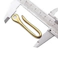 thumbnail image 2 of OULII 1Set Horseshoe Buckle Keyring Metal Slide Buckles for Women Daily, 2 of 8