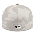thumbnail image 4 of Men's New Era Light Beige/Olive Texas Rangers 2025 Armed Forces Day Low Profile 59FIFTY Fitted Hat, 4 of 5