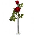 thumbnail image 1 of Roses with Tall Bud Vase Silk Flower Arrangement, 1 of 1