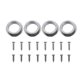 thumbnail image 4 of 2L2R Bass String Tuning Pegs Open Tuners Zinc Alloy Machine Heads Silver, 4 of 4